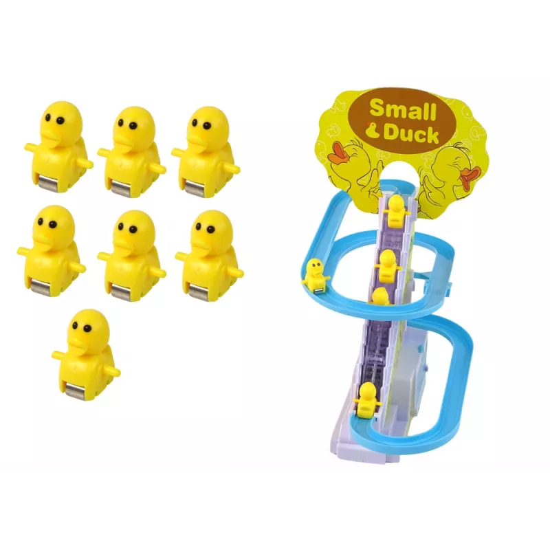 Jogo educativo pista de corrida escorrega patos a subir LEAN TOYS
