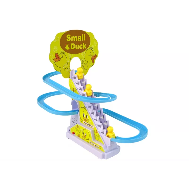 Jogo educativo pista de corrida escorrega patos a subir LEAN TOYS