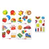 Quadro branco magnético de pé LEAN TOYS 1200x900mm frente e verso 360° rotativo