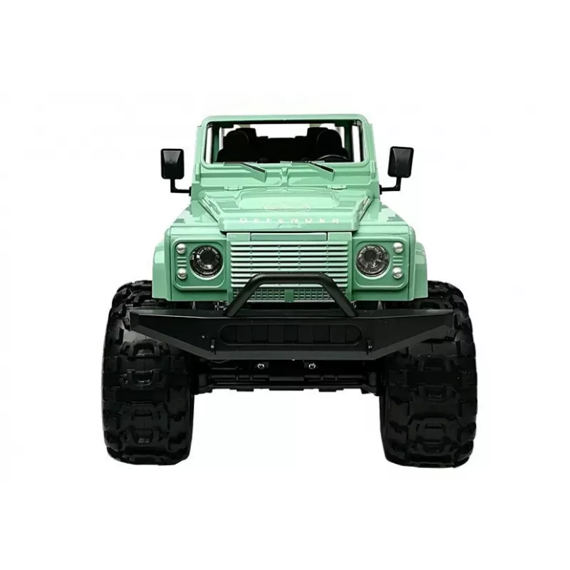 Carro telecomandado Jeep Double E R/C verde 7,5 km/h 1:14 2,4G