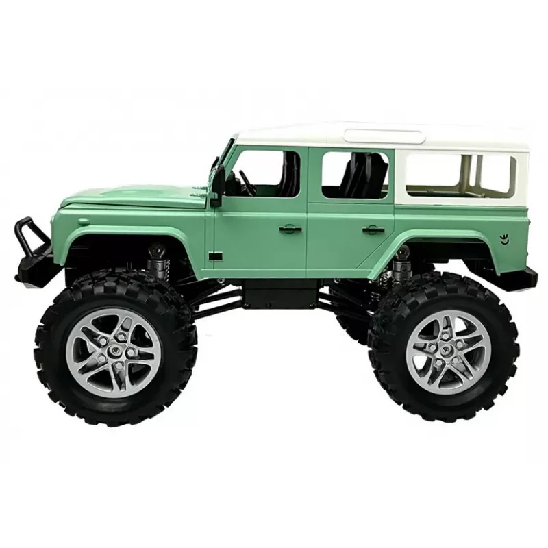 Carro telecomandado Jeep Double E R/C verde 7,5 km/h 1:14 2,4G