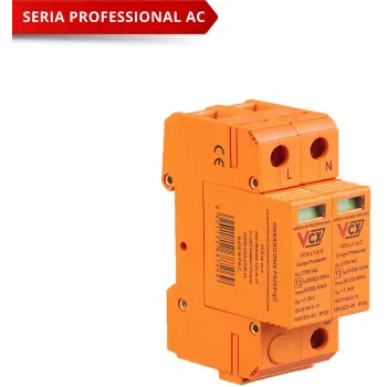 VCX Professional C2P Classe C Dispositivo de Proteção contra Sobretensões 2P (T2) 40kA
