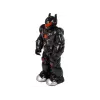 LEAN TOYS Robô Interativo com Função de Caminhar, Som e Luz, Preto