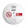 EURA SD-20B8 Detetor de Fumo Fotoelétrico, Branco, Pilha 9V