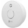EL-HOME SD-87A2 Detetor de Fumo - Sensor Ótico Fotoelétrico, Pilha 9V, Branco
