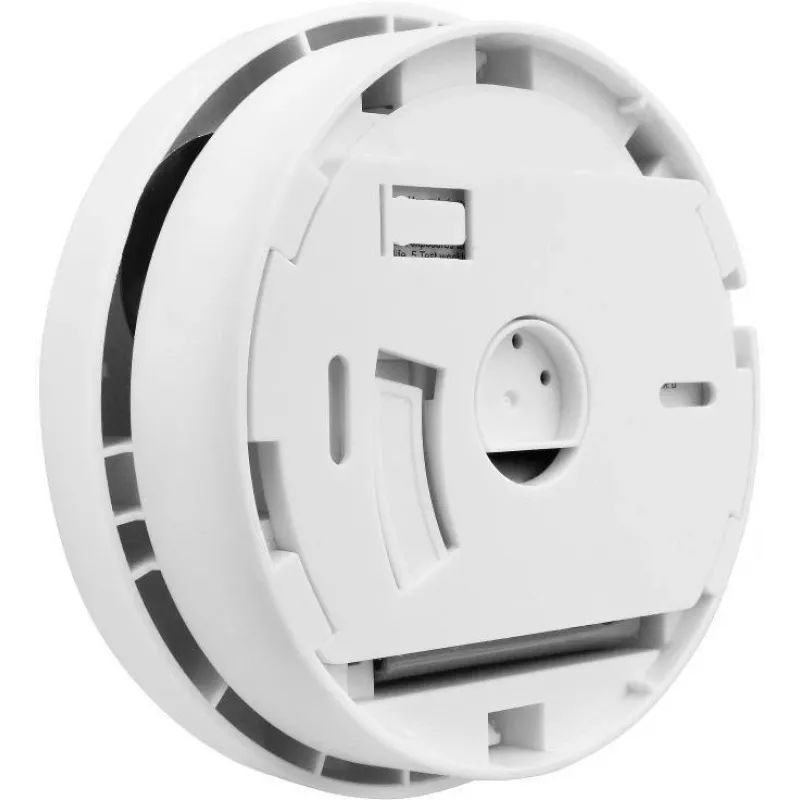 EL-HOME SD-87A2 Detetor de Fumo - Sensor Ótico Fotoelétrico, Pilha 9V, Branco