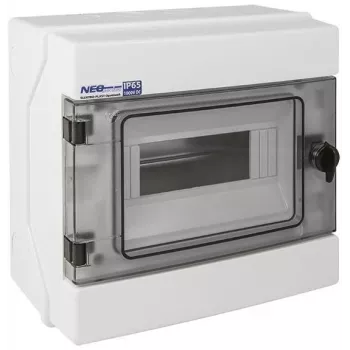 ELEKTRO-PLAST OPATÓWEK Caixa de Distribuição Modular Hermética 1x8 Sobrepor (N+PE) IP65 RH-8