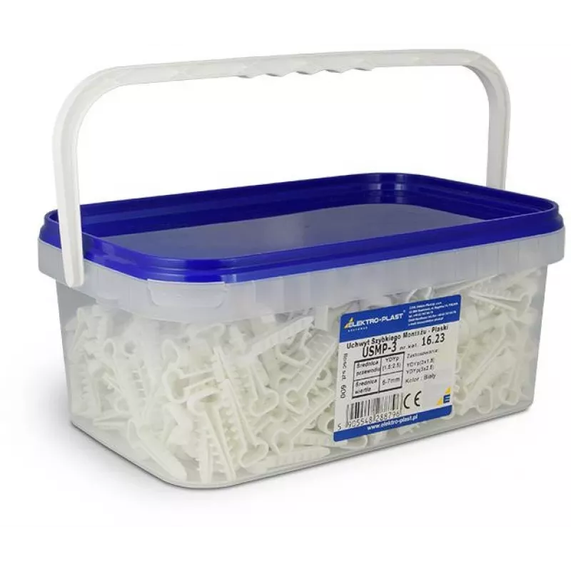 Clipe Quick Mount - Plano USMP-3 Elektro-Plast Opatówek 600 Unid. CAIXA 16.23