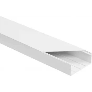 STASIŃSKI LS 90x40 Conjunto de calha de instalação elétrica branco 2m (pack de 8)