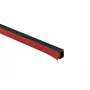 STASIŃSKI CTLS 20x14 Calha para cabos com fita adesiva, preta, 2m, pack de 10