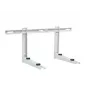 Ivensis IWL450 Suporte de prateleira rebatível com calha de montagem 450 mm branco