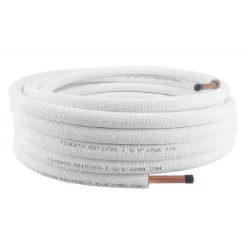 TIVENTO FLEX Tubo de cobre com isolamento 1/2 polegadas rolo de 50 m