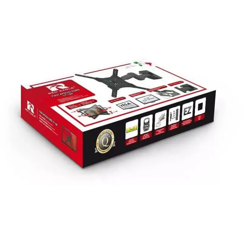 Suporte de parede de TV articulado RED EAGLE FLEXI APOLLO FORTE 17-55 preto