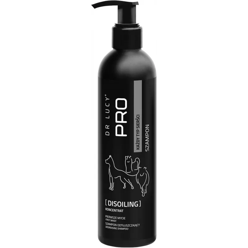 DR LUCY PRO DISOILING 250ml champô desengordurante para cães