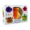 Pelicano LEAN TOYS com padrões para o banho