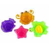 Pelicano LEAN TOYS com padrões para o banho