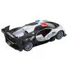 Carro de polícia RC telecomandado LEAN TOYS à escala 1:12, branco