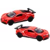Carro desportivo 1:32 com propulsão por fricção LEAN TOYS vermelho