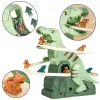Pista deslizante dinossauro a escalar LEAN TOYS com luzes e sons