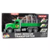 Camião de transporte de dinossauros LEAN TOYS com figuras, luzes e sons, verde