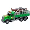 Camião de transporte de dinossauros LEAN TOYS com figuras, luzes e sons, verde