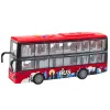 LEAN TOYS Autocarro de cidade de dois pisos 1:16 motorizado luzes sons vermelho