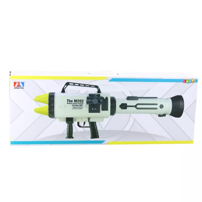 LEAN TOYS Lançador de foguetes gigante M202 mísseis de esponja 68cm