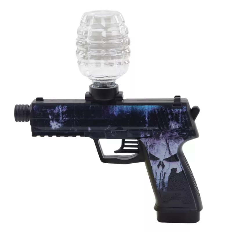 LEAN TOYS Pistola automática de bolas de gel de água caveira