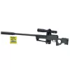 LEAN TOYS Réplica de espingarda de precisão AWM com suporte bolas de gel de água 80cm