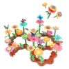 LEAN TOYS Conjunto de blocos de construção flores de jardim criativas 198 unid.