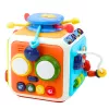 LEAN TOYS Cubo classificador interativo educativo sensorial sons colorido