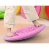 LEAN TOYS Prancha de equilíbrio sensorial para crianças com bolas de borracha 5 unid. rosa