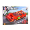 LEAN TOYS Blocos de construção carro robô 2em1 vermelho motorizado 329 peças