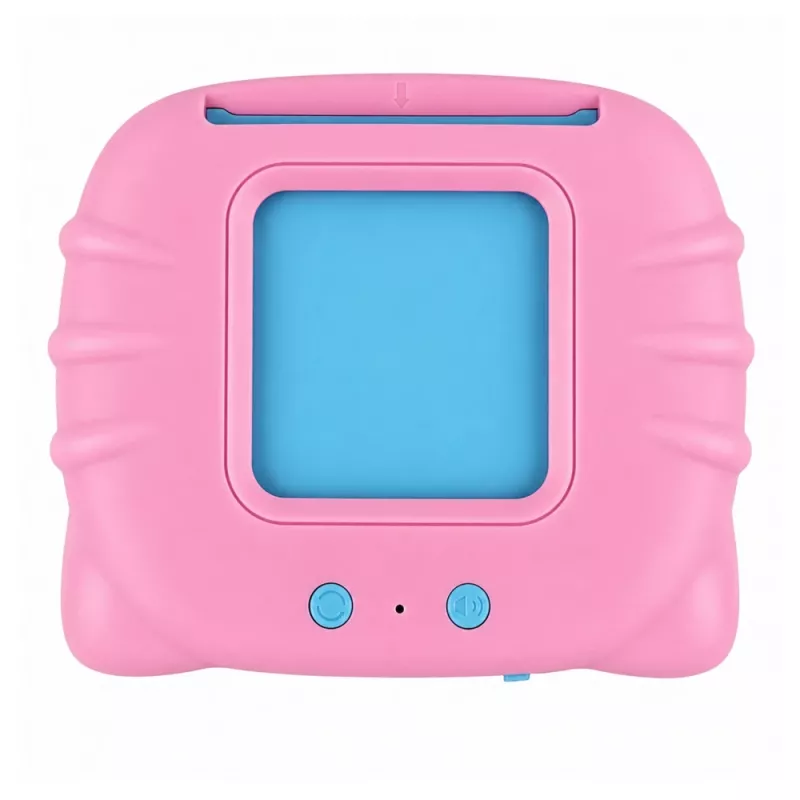 LEAN TOYS Leitor de cartões de aprendizagem de palavras em inglês brinquedo educativo rosa