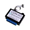 ACO INS-UP UNIFON - Telefone de intercomunicador áudio de 2 botões com fixação magnética do telefone, branco