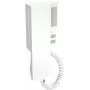 ACO INS-UP UNIFON - Telefone de intercomunicador áudio de 2 botões com fixação magnética do telefone, branco