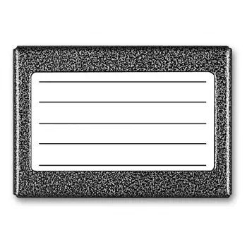 ACO CDN-5N ST Painel de campainha retroiluminado (aprox. 5 entradas)