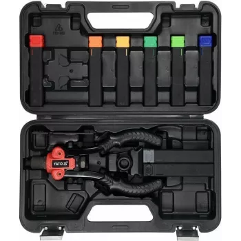 Yato YT-36091 Conjunto de rebiteira manual com 4 bicos e rebites