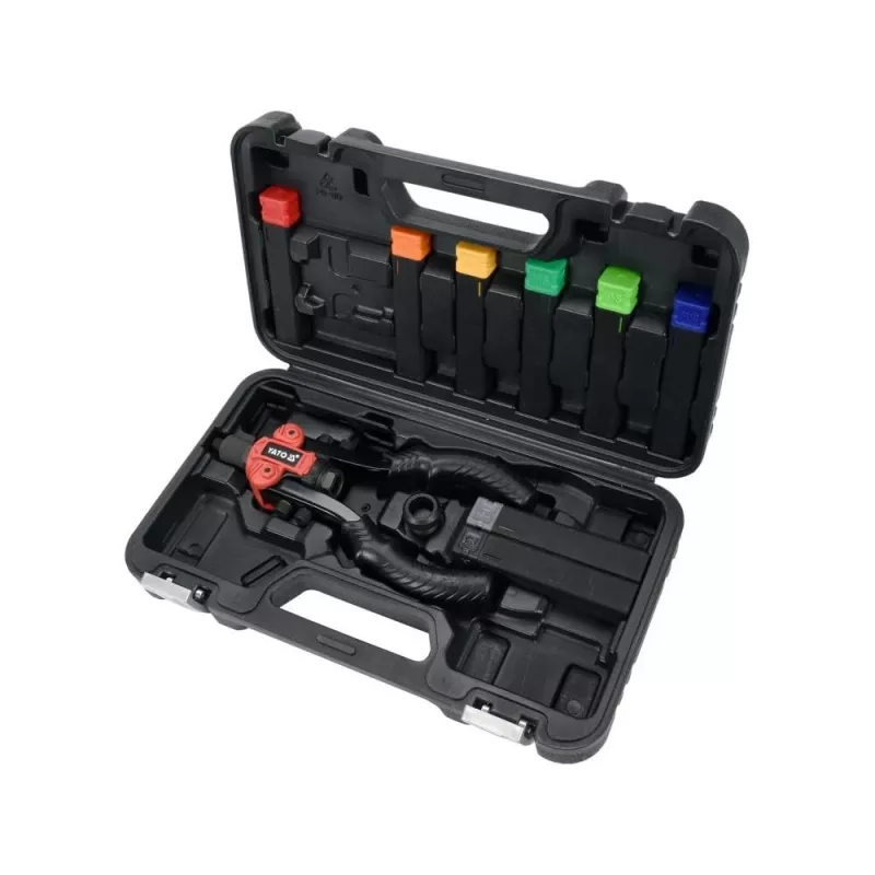 Yato YT-36091 Conjunto de rebiteira manual com 4 bicos e rebites