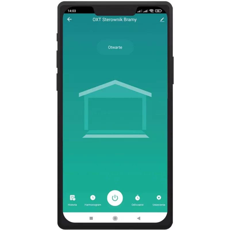 OXT T250G Módulo sensor ZigBee para porta de garagem com contacto magnético para TUYA Smart Life