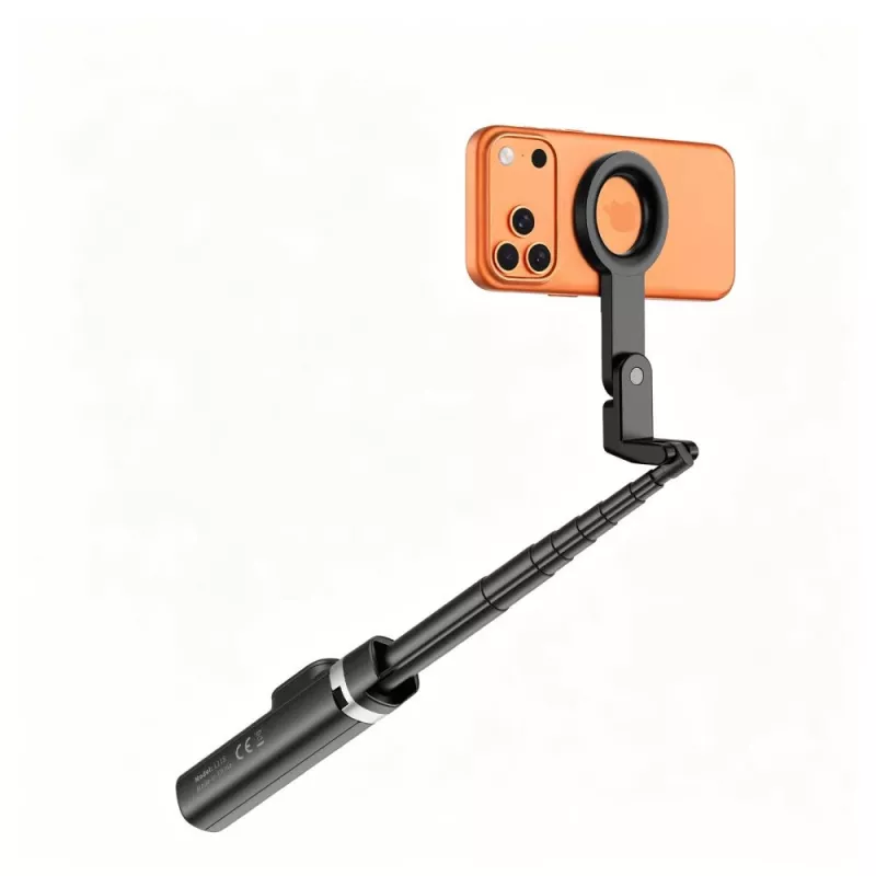 TECH-PROTECT L11S MagSafe Bluetooth Pau de selfie tripé Preto