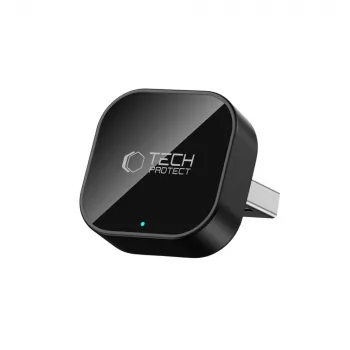 TECH-PROTECT ULTRABOOST CA01 Adaptador Apple CarPlay / Android Auto USB Bluetooth 5.4 Preto mate