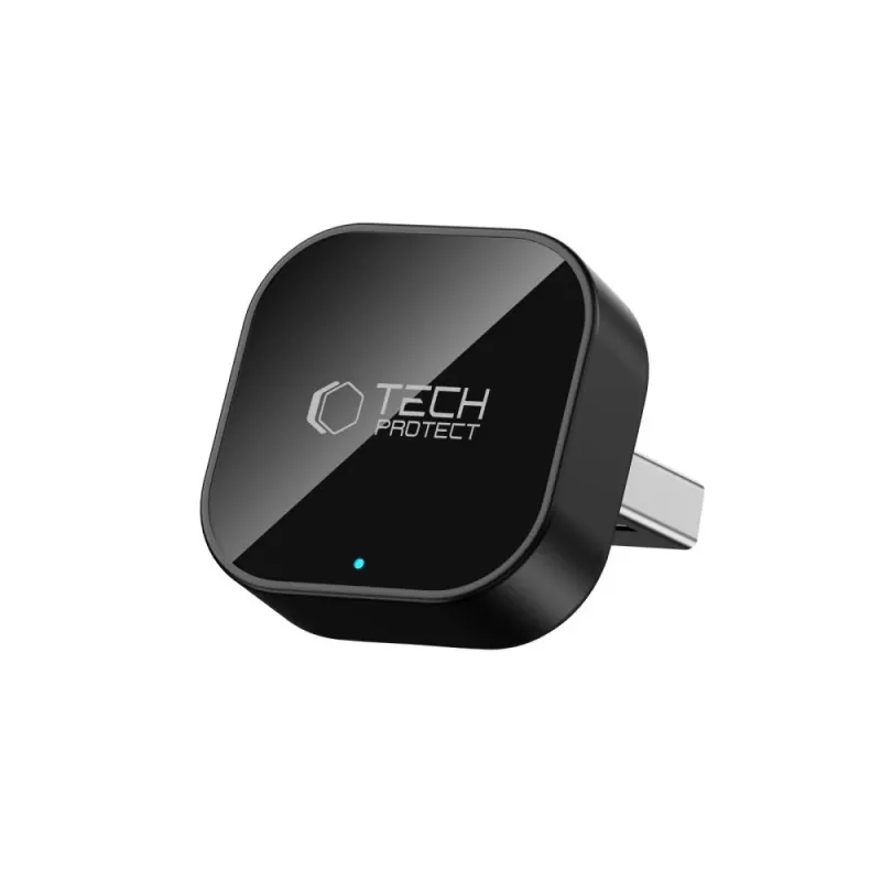 TECH-PROTECT ULTRABOOST CA01 Adaptador Apple CarPlay / Android Auto USB Bluetooth 5.4 Preto mate