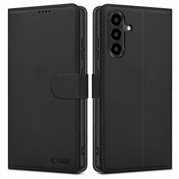 Tech-Protect Wallet Case para Samsung Galaxy A56 5G, Preto mate
