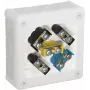 VIPLAST VP-51 Caixa de derivação de superfície 12 entradas Branco IP55 118x118x46mm 051-51