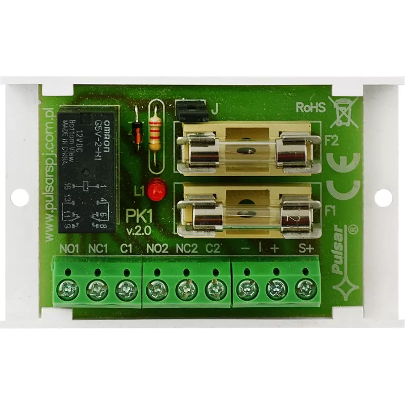 PULSAR AWZ513 Módulo de relé SPDT 2A 10-30V DC calha DIN