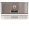 VIDOS S551-SKM Caixa de Correio com Vídeo-Intercomunicador de Porta Integrado, Aço Inoxidável Escovado, Montagem Embutida