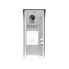 VIDOS DUO S1102A Posto de Vídeo de Porta para 2 Famílias, Aço Inoxidável, Full HD, 2 Fios, Preto