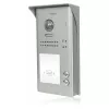 VIDOS DUO S1102A Posto de Vídeo de Porta para 2 Famílias, Aço Inoxidável, Full HD, 2 Fios, Preto