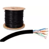 GETFORT Cabo Exterior Premium Cat.5e U/UTP UV com Gel 500m Preto